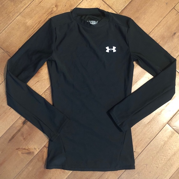 Under Armour Other - Under Amour Heat Gear Fitted Long Sleeve Size YSM
